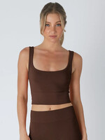 NIKIBIKI Chevron Ribbed Crop Top