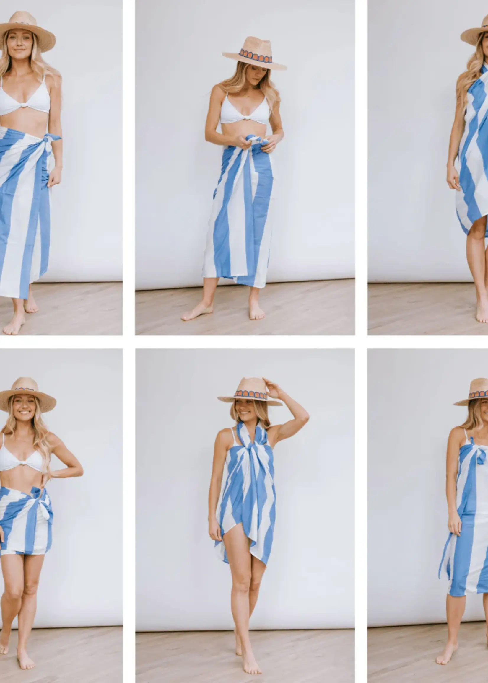 Sunshine Tienda Atlantic Stripe Sarong