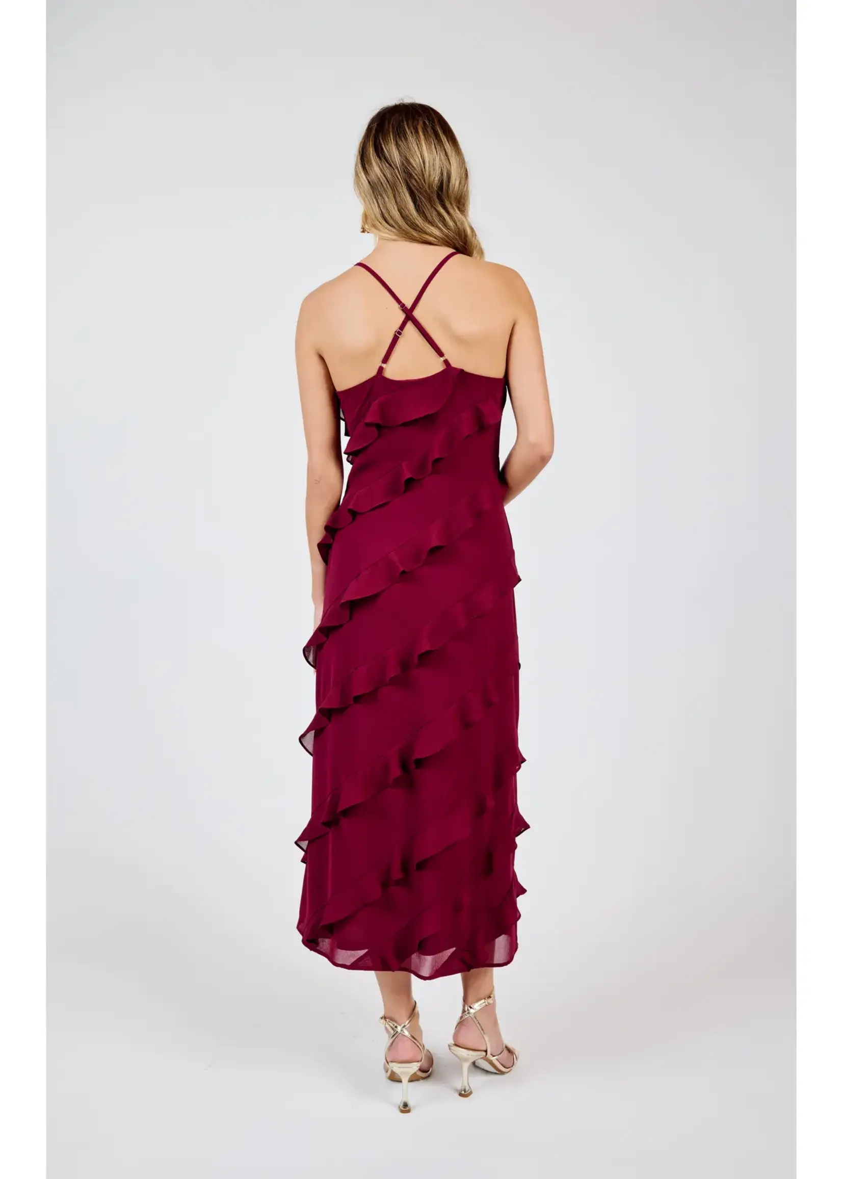 Sadie & Sage All Invited Ruffle Dress
