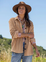 Hudson Stretch Cord Shacket