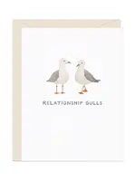 Relationship Gulls — Funny Animal Love / Anniversary Card