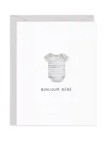 Bonjour Bébé — French New Baby Card