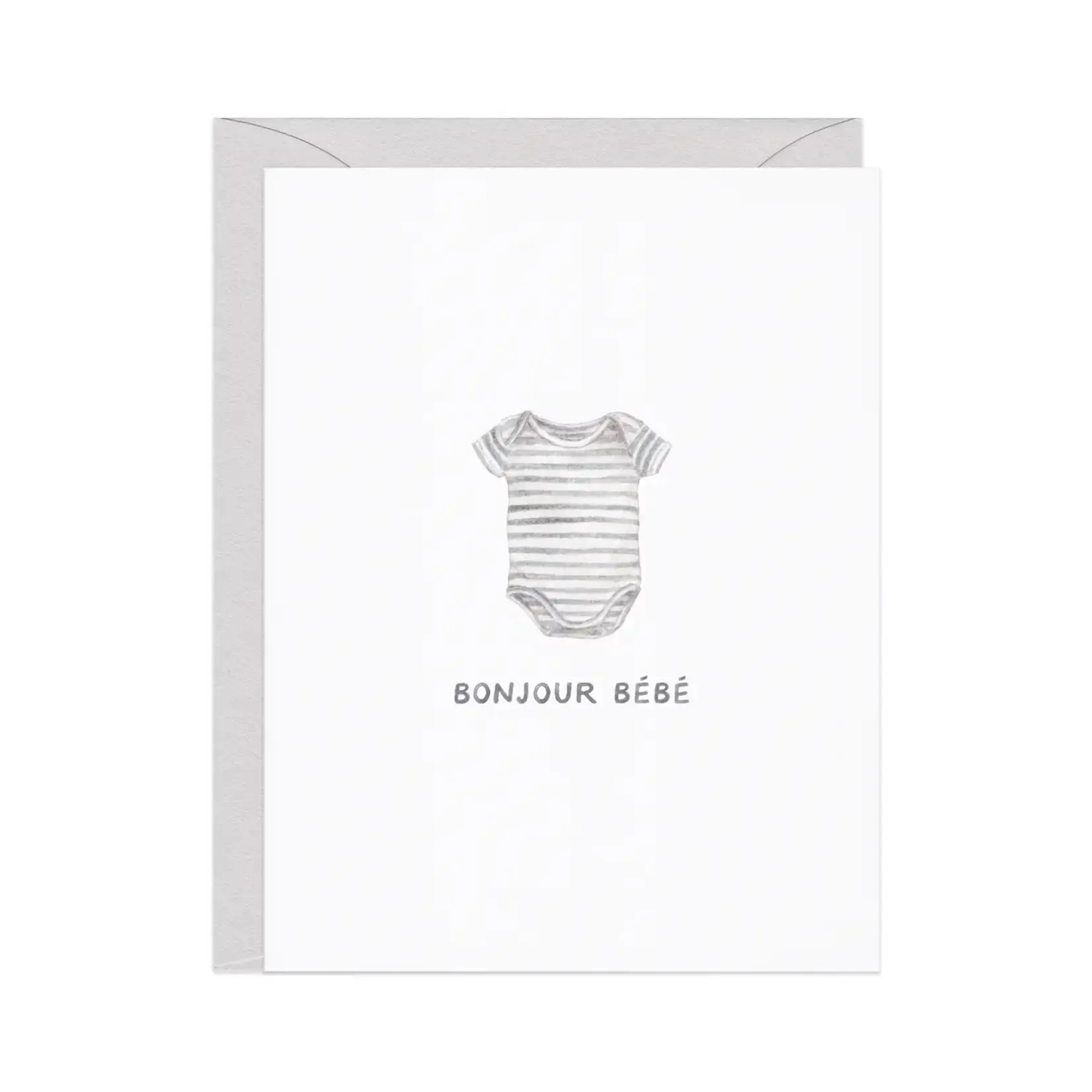 Bonjour Bébé — French New Baby Card