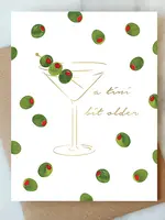 Martini Olives Birthday Greeting Card | Birthday Card