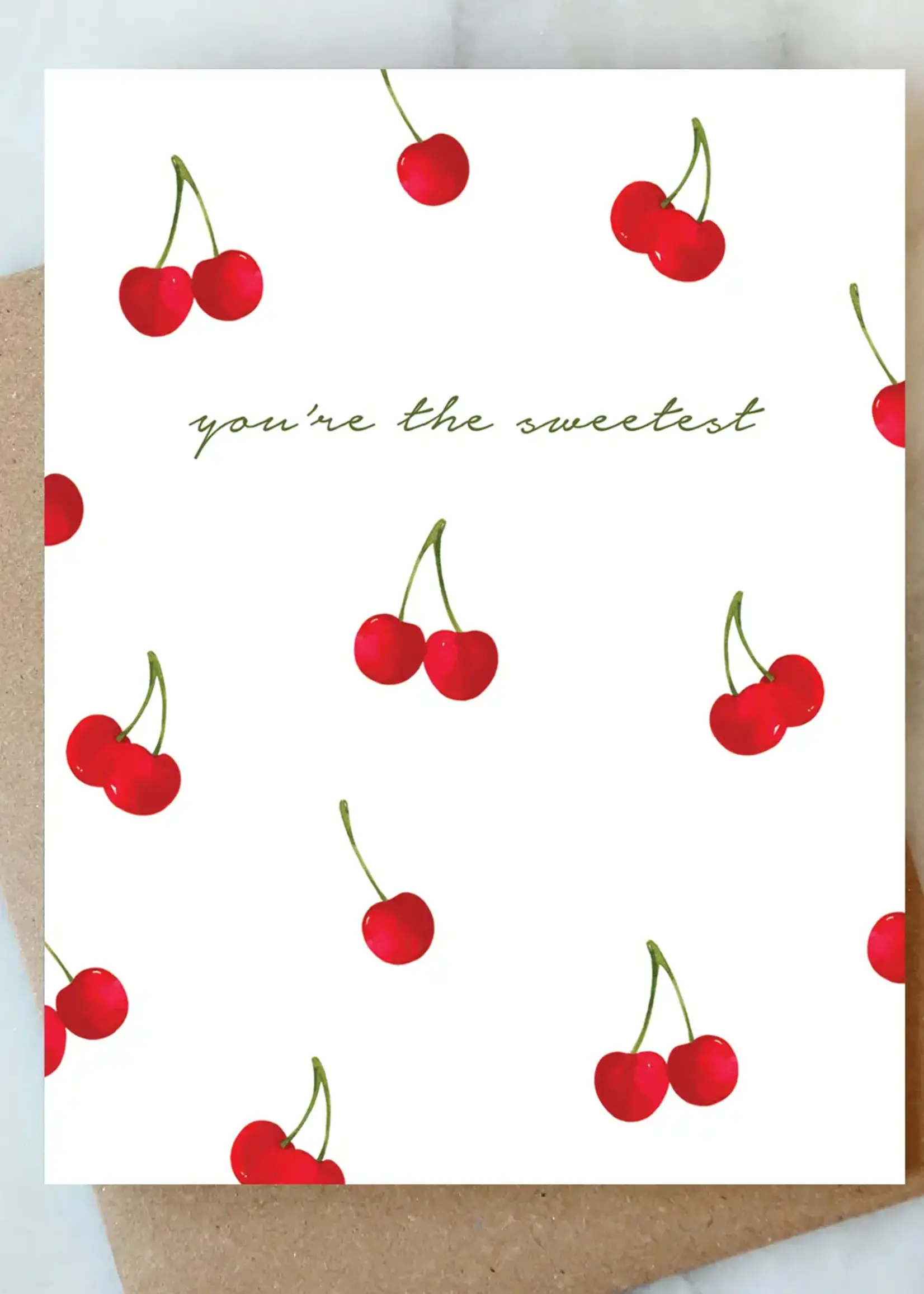 Sweet Cherries Greeting Card | Valentine Love Friendship