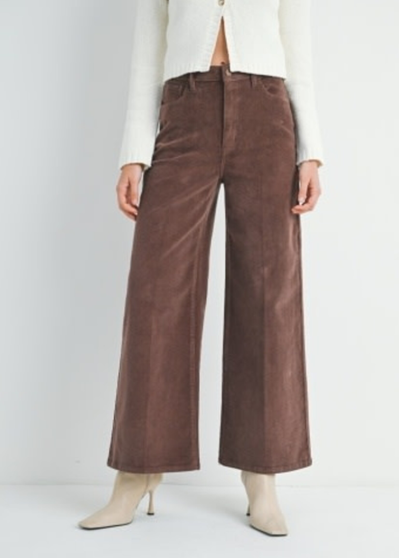 Just Black Denim Wide Leg Corduroy