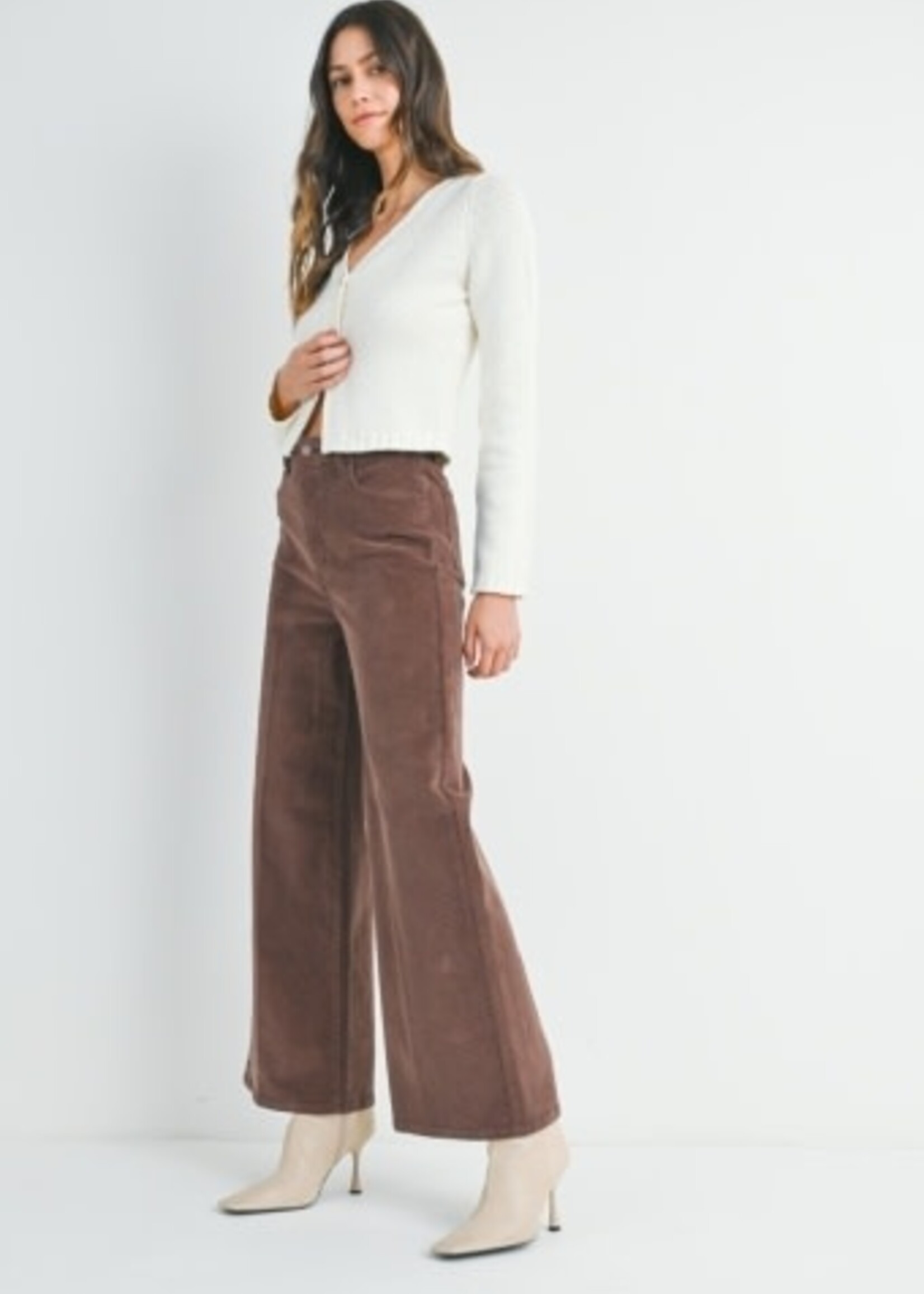 Just Black Denim Wide Leg Corduroy