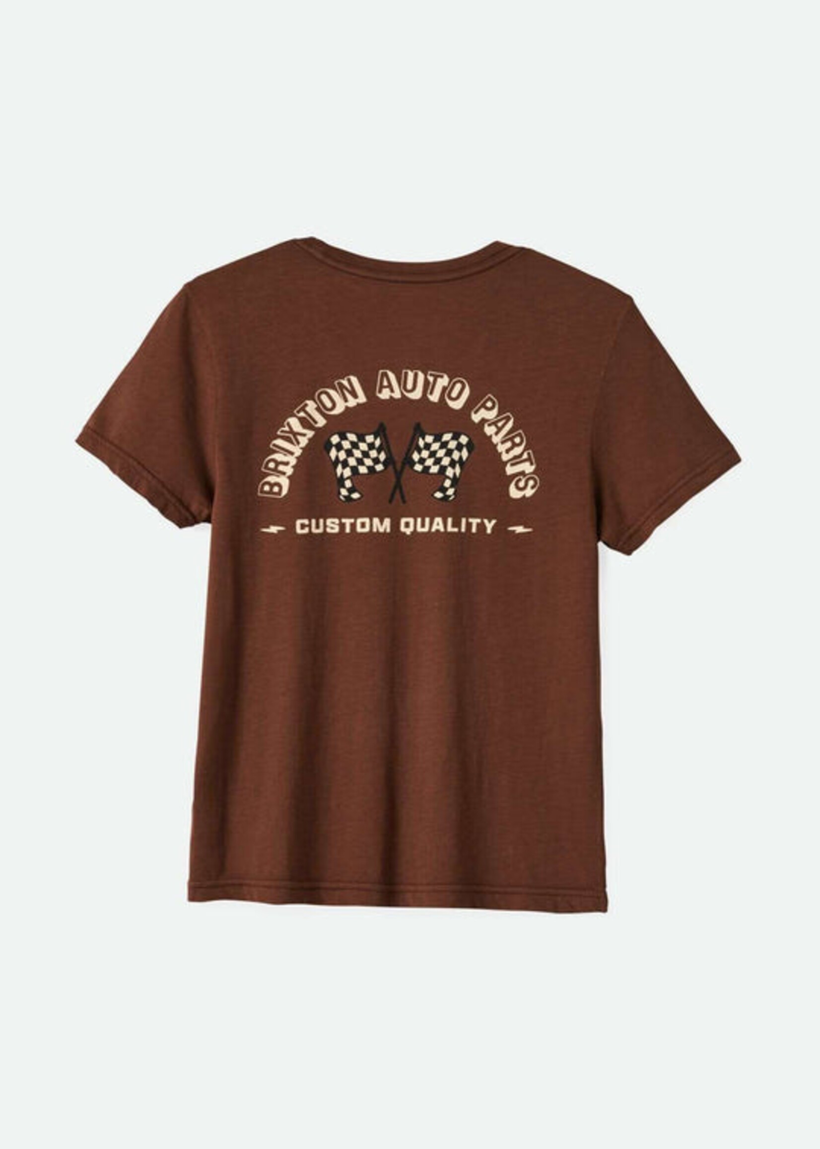 Brixton Auto Parts Fitted Crew Tee