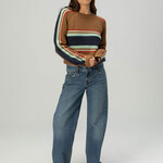 Brixton Racing Stripe Crew Sweater