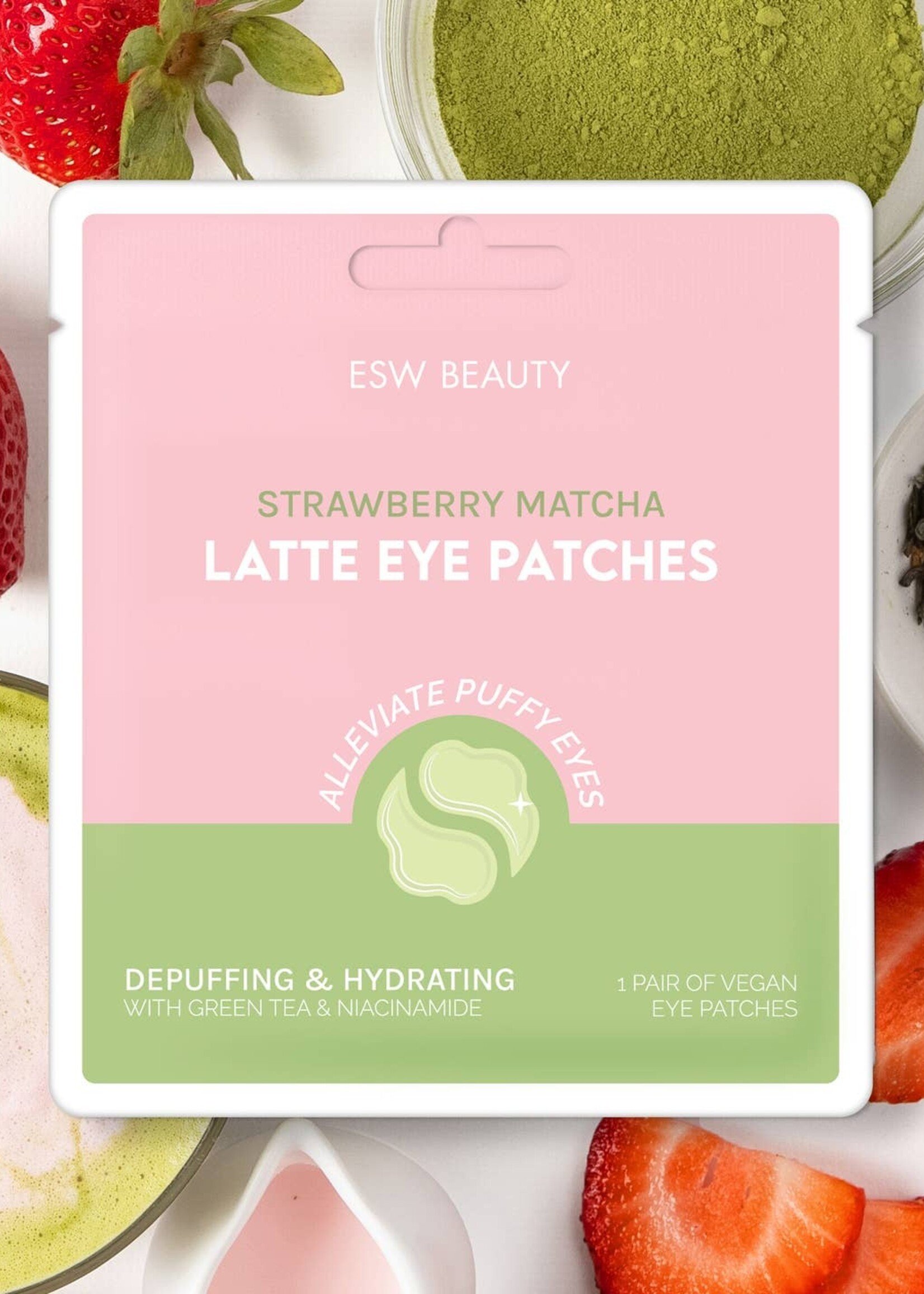 Strawberry Matcha Latte Depuffing & Hydrating Eye Patches