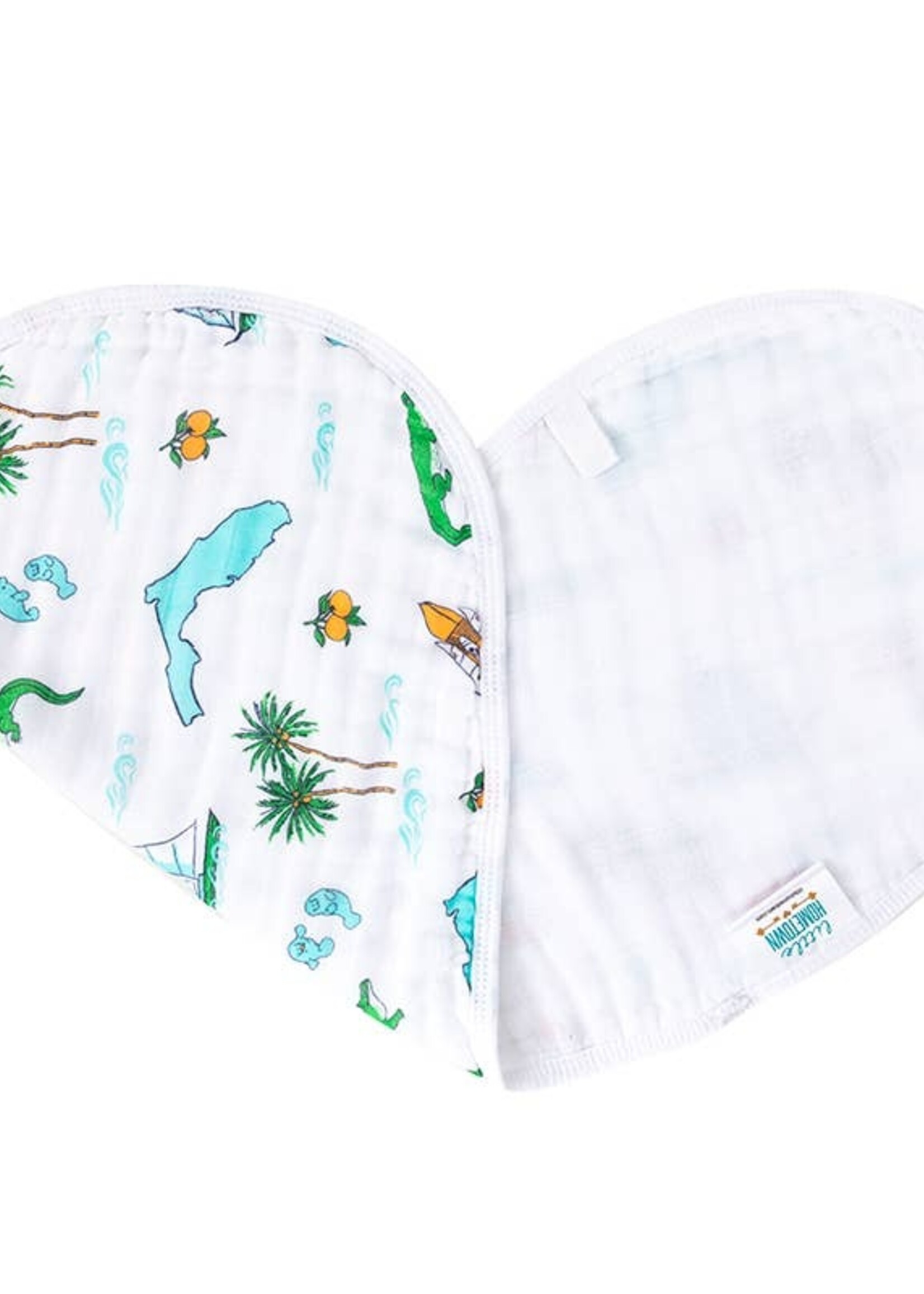 Little Hometown Florida Baby Burp/Bib Combo (Unisex)