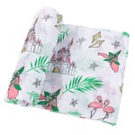 Little Hometown Florida Swaddle Blanket (Floral)