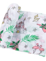 Little Hometown Florida Swaddle Blanket (Floral)