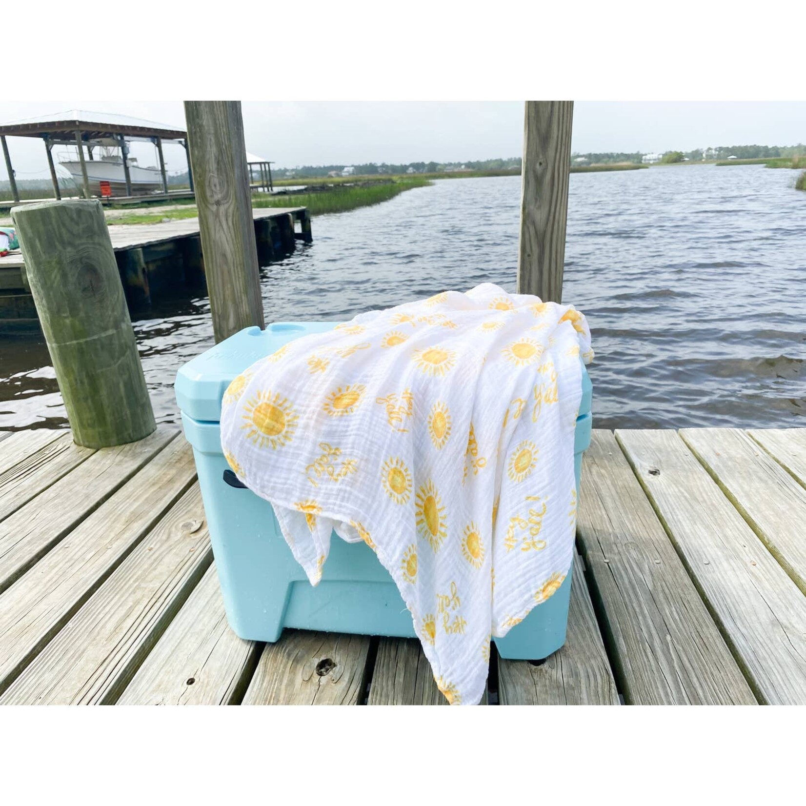 Little Hometown Hey Y’All Swaddle Blanket (Unisex)