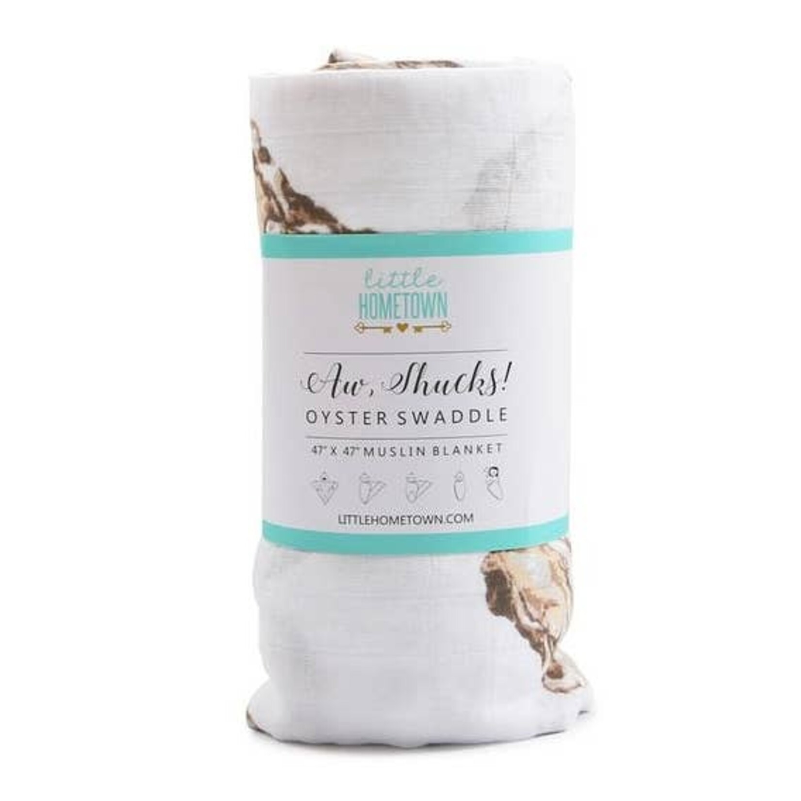 Little Hometown Oyster Swaddle Blanket (Unisex)