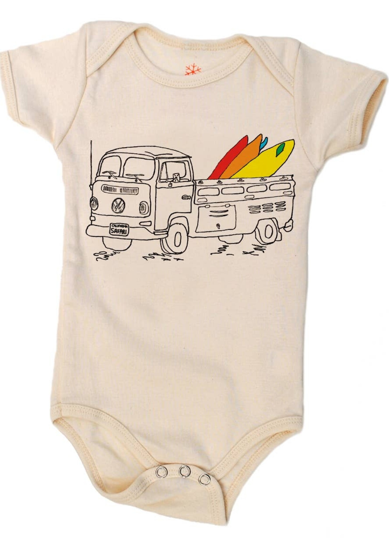 Surf Safari - Baby Organic Onesie