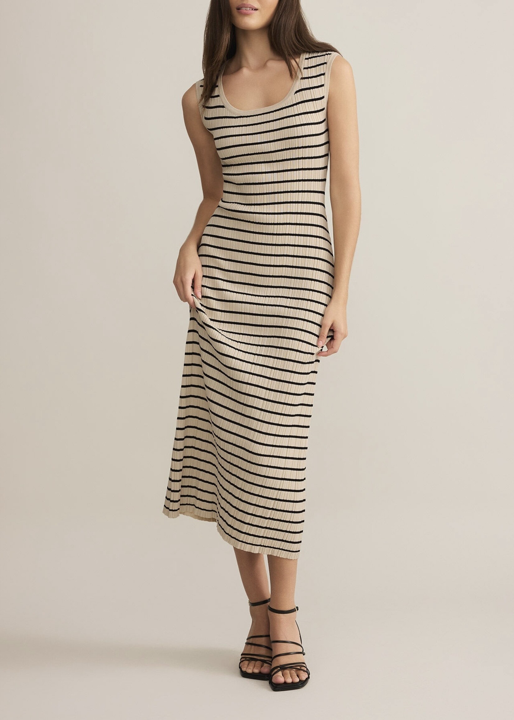 Z Supply Gisele Stripe Midi Dress