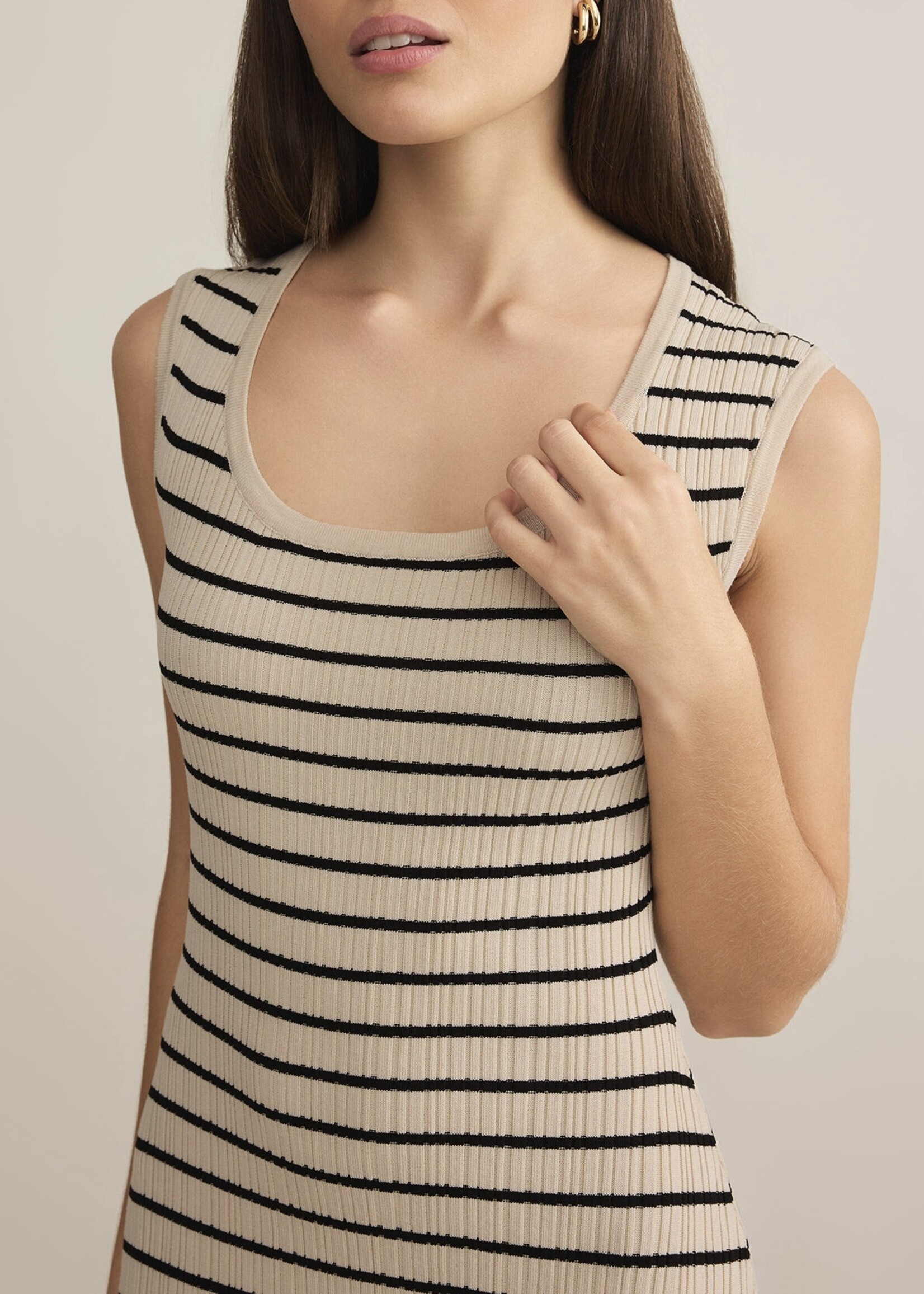 Z Supply Gisele Stripe Midi Dress
