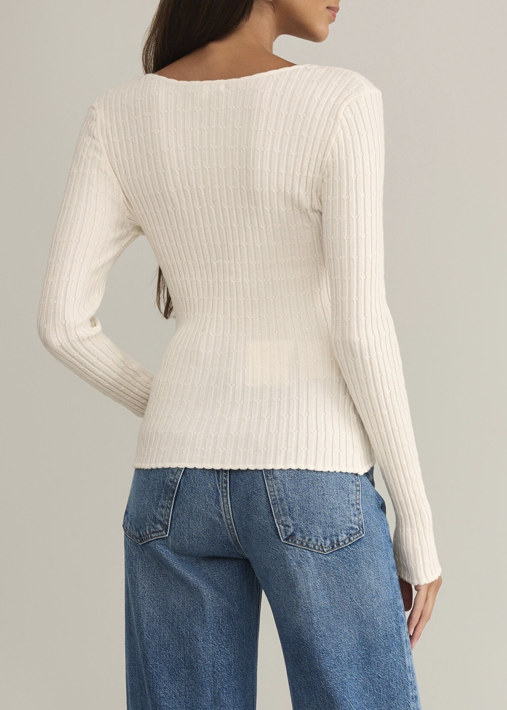 Z Supply Emilie Button Up Sweater