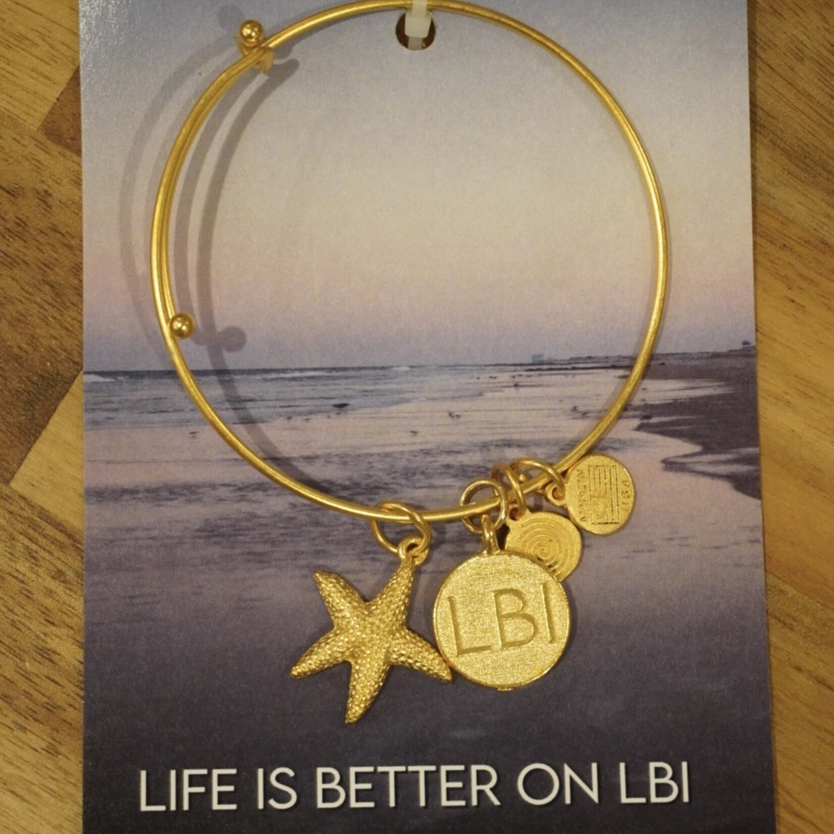 LBI Charm Bracelet | Gold