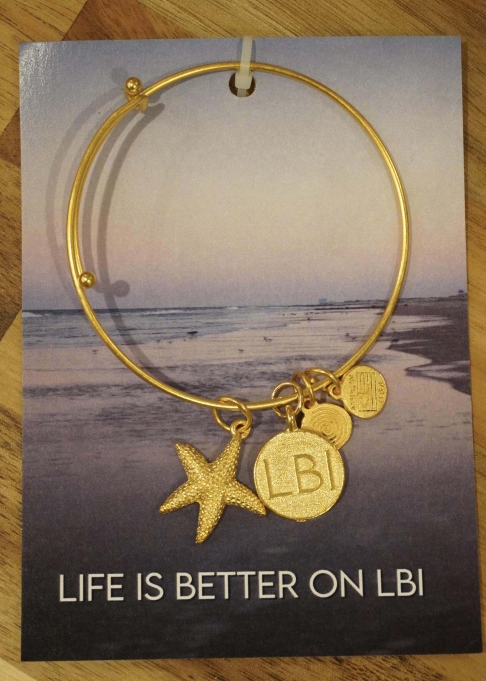 LBI Charm Bracelet | Gold
