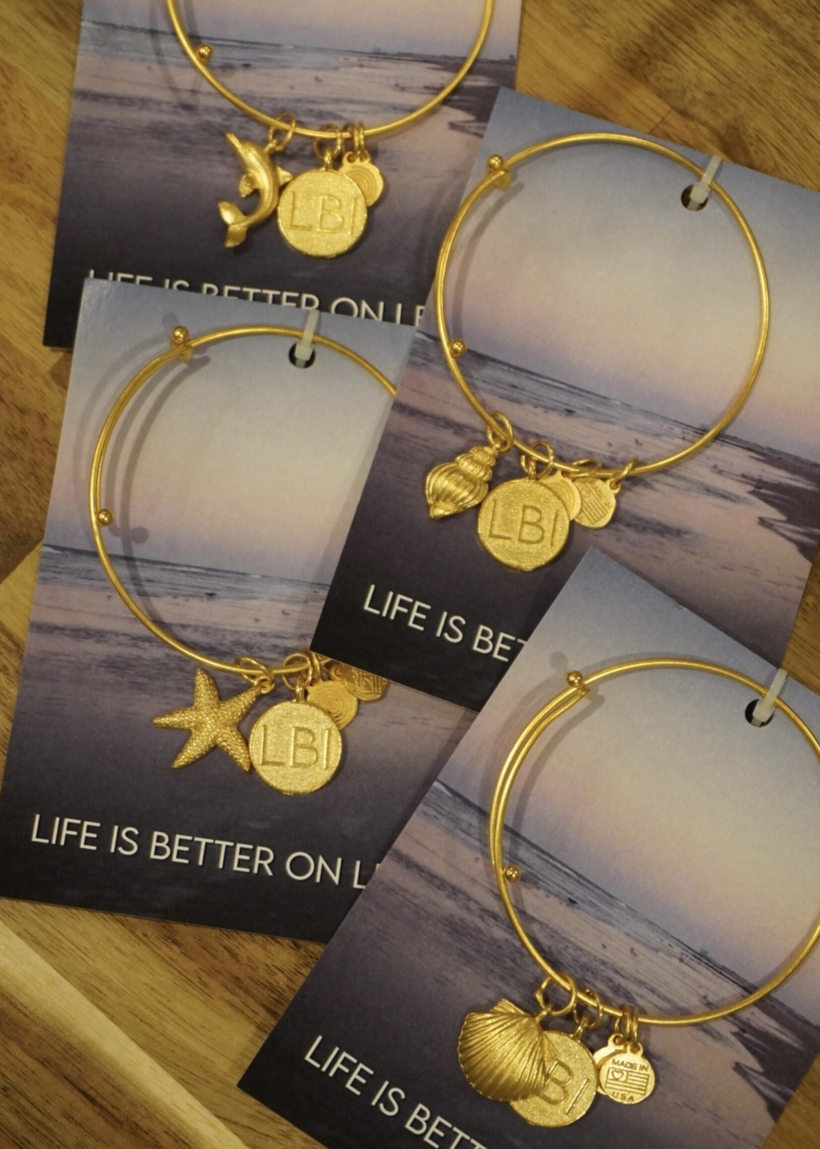 LBI Charm Bracelet | Gold