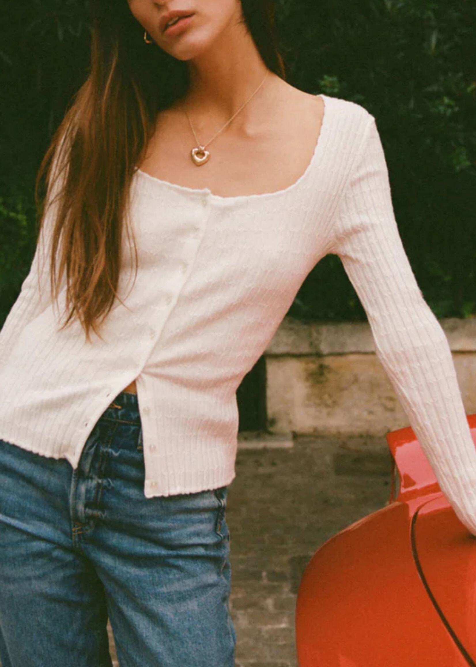 Z Supply Emilie Button Up Sweater