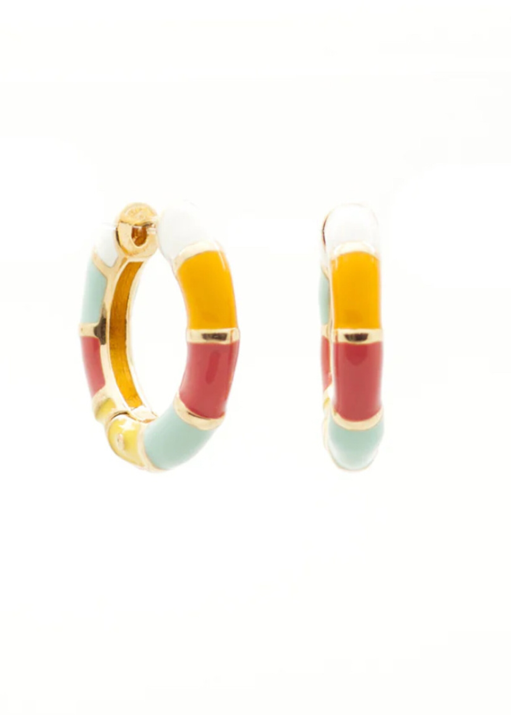Salty Cali Rainbow Mini Hoops - Salty Pendants