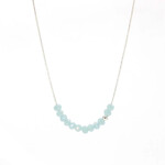 Salty Cali Sprinkle of Sky Necklace Baby Blue