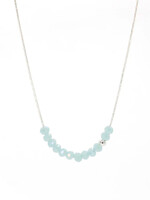 Salty Cali Sprinkle of Sky Necklace Baby Blue