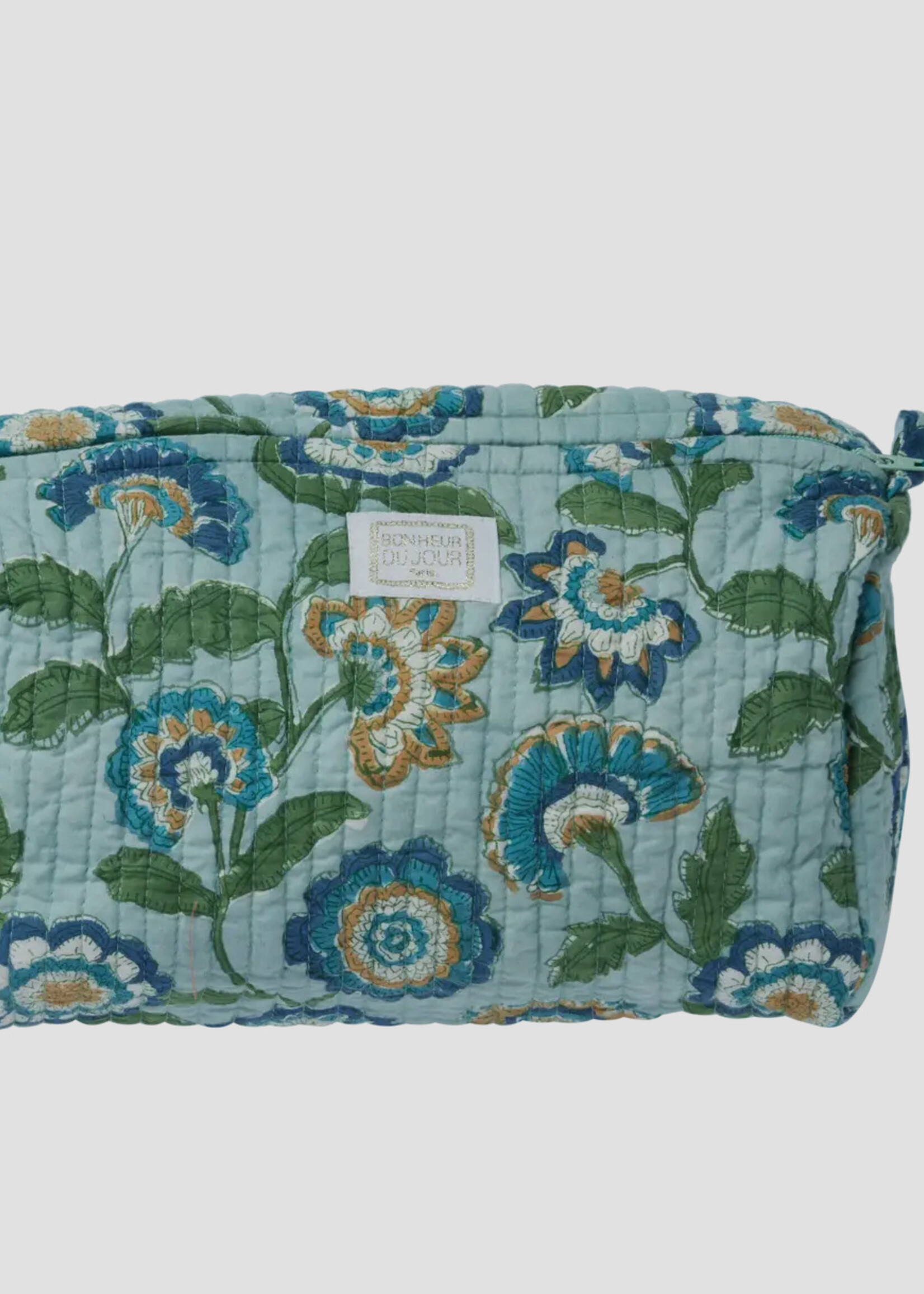 Bonheur du Jour Pouch with Indian Flowers 23x10cm