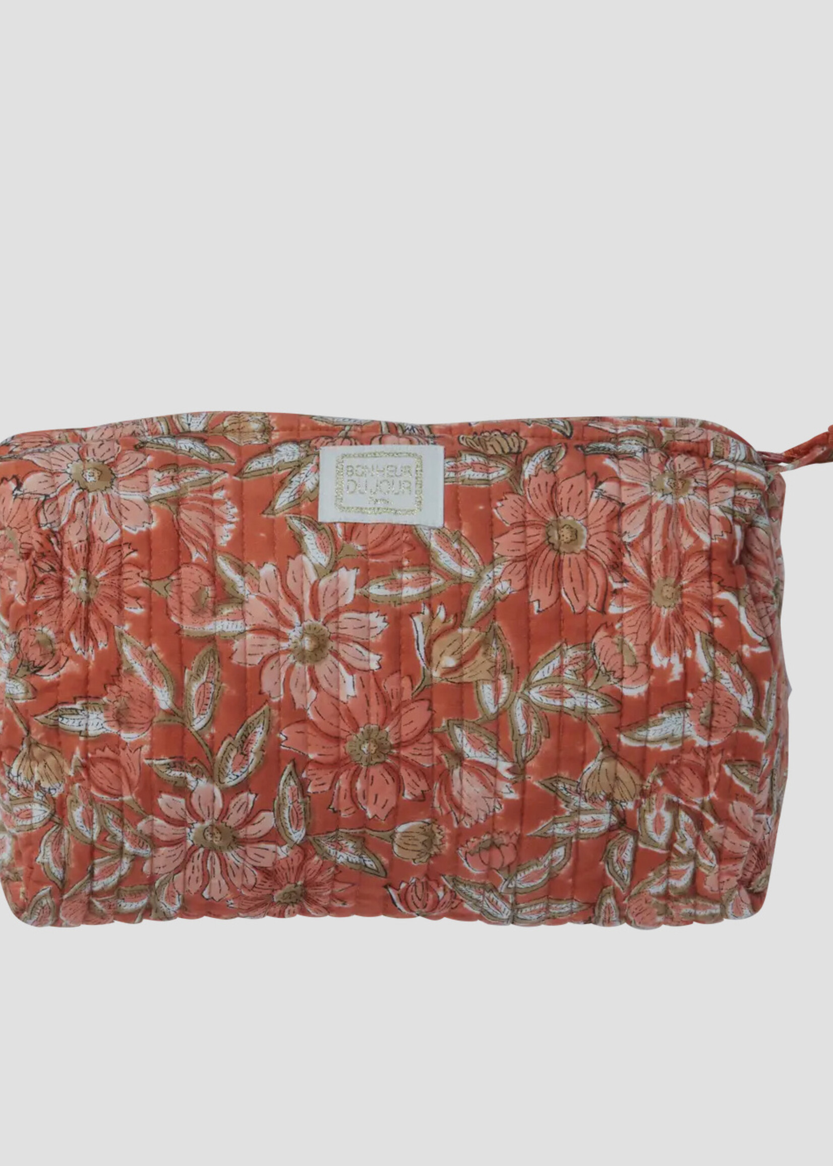 Bonheur du Jour Pouch with Indian Flowers 23x10cm