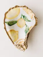 Grit & Grace Decoupage Oyster Jewelry Dish - Tropical