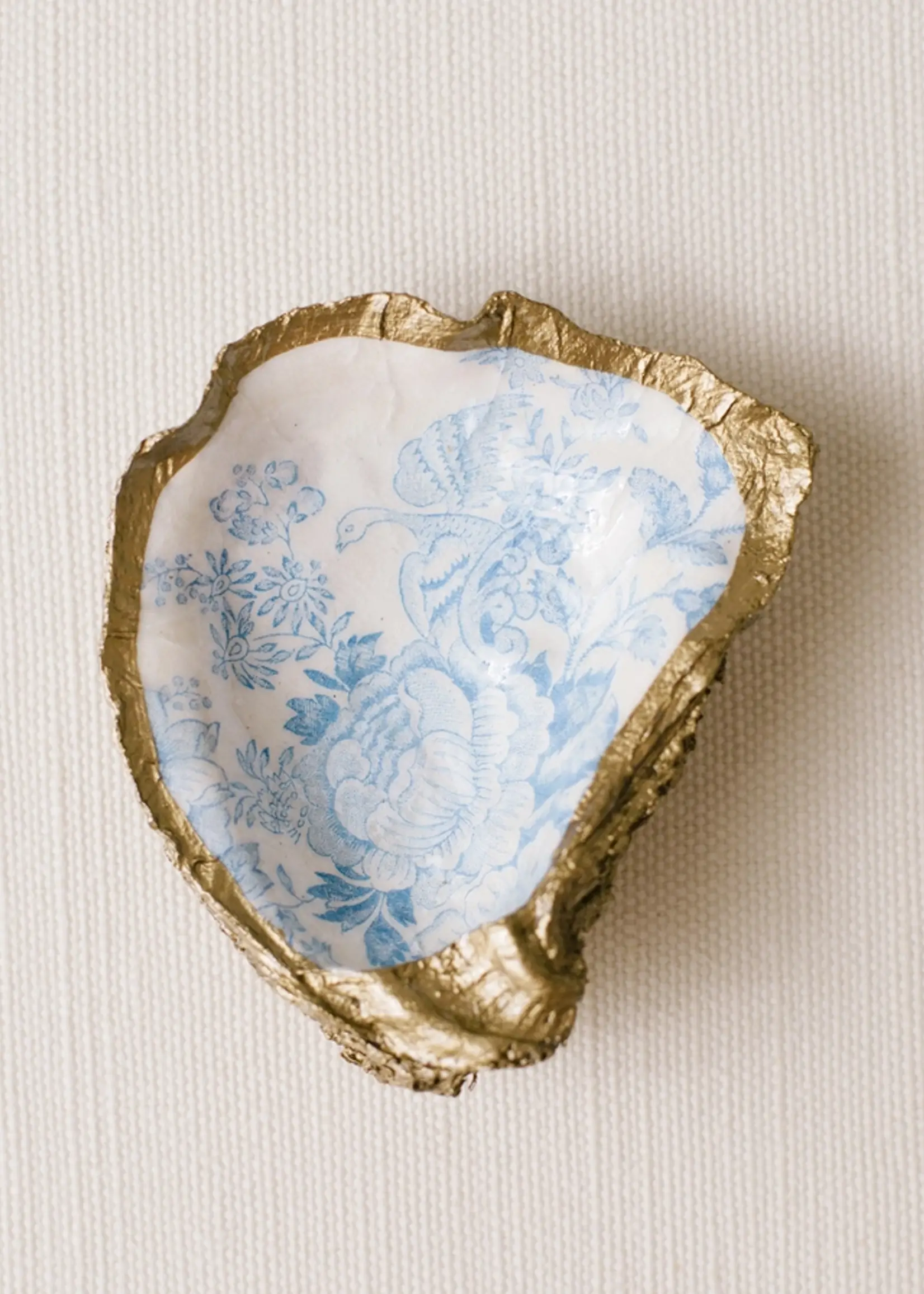 Grit & Grace Decoupage Oyster Jewelry Dish