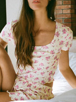 Z Supply Flower Market Ditsy Tee
