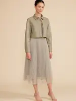 Sharlene Pleated Tulle Skirt