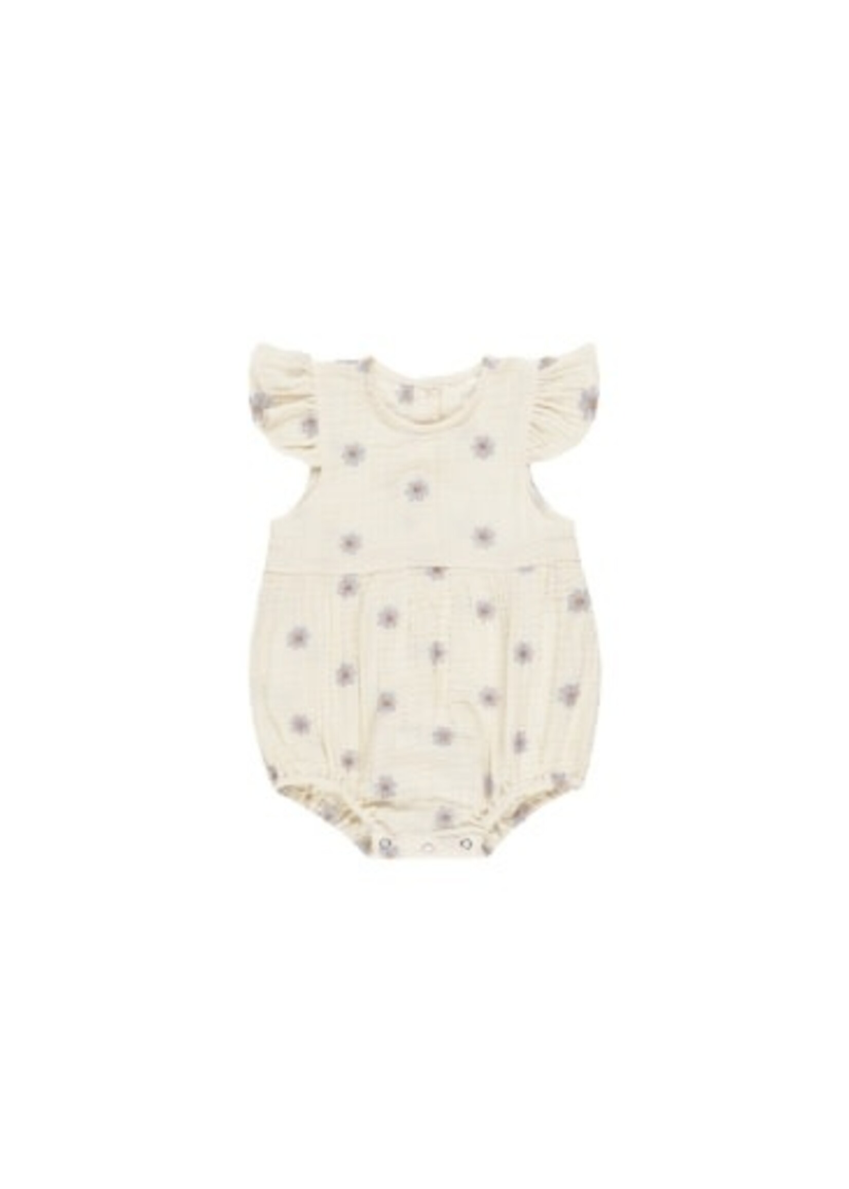 Rylee + Cru Inc. Amelia Romper || Blue Daisies