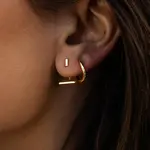 Alco Jewelry Harmony Backdrop Studs | Gold