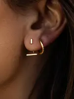 Alco Jewelry Harmony Backdrop Studs | Gold