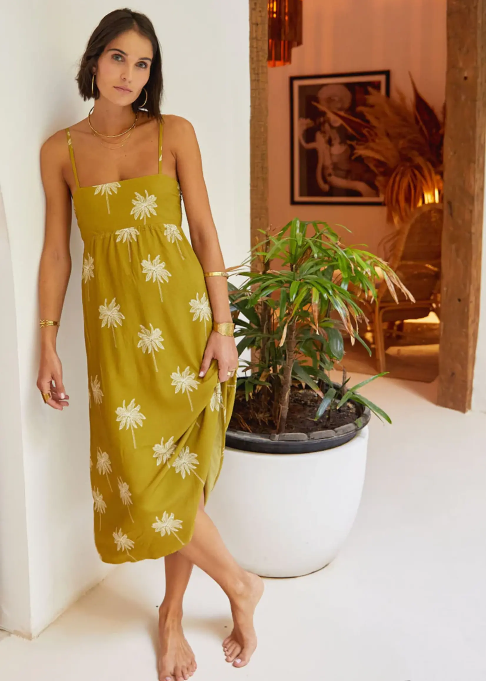 Citrine Swim Posey Dress