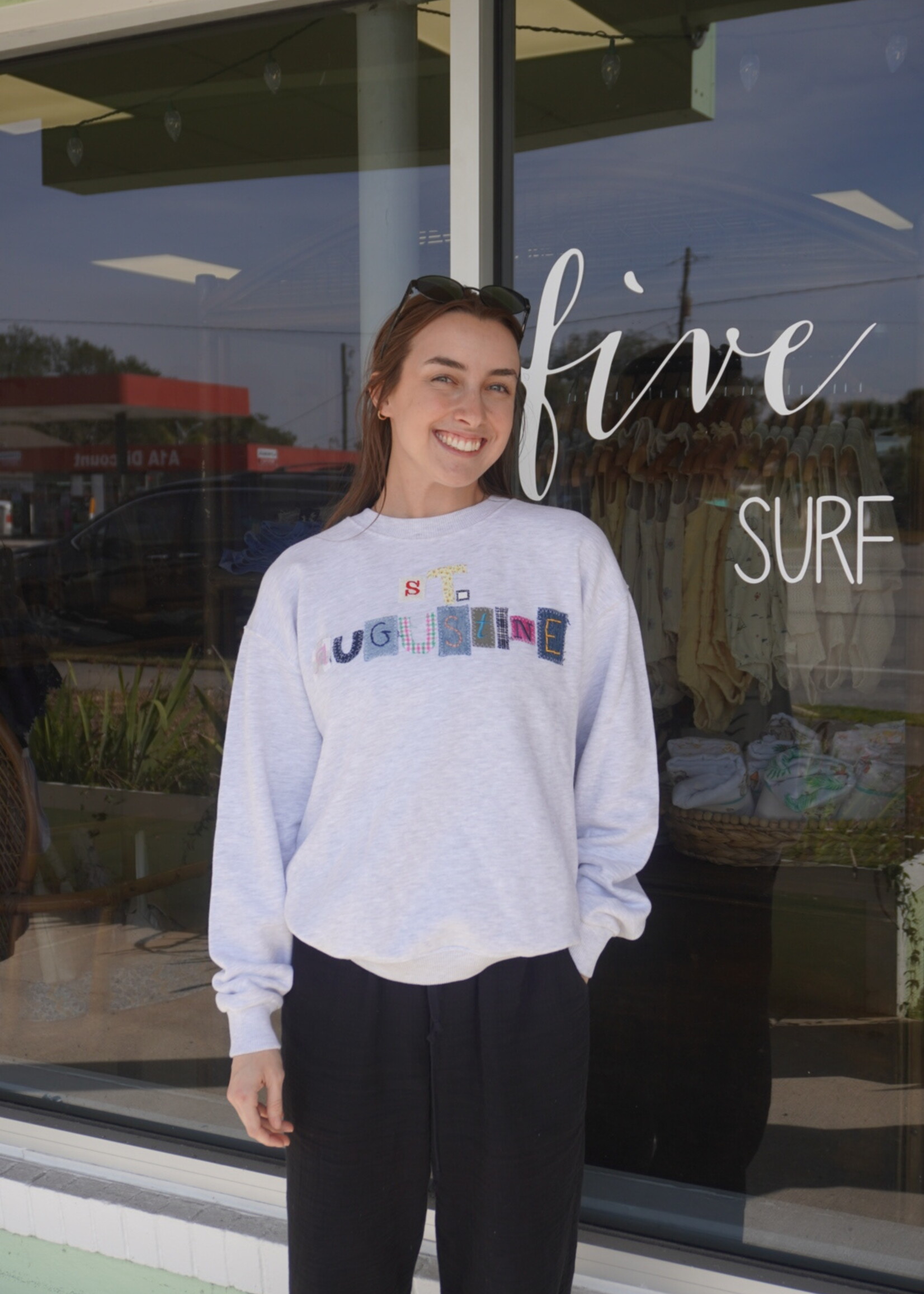 ST AUG/FLAGER - Different Letter Sweatshirt