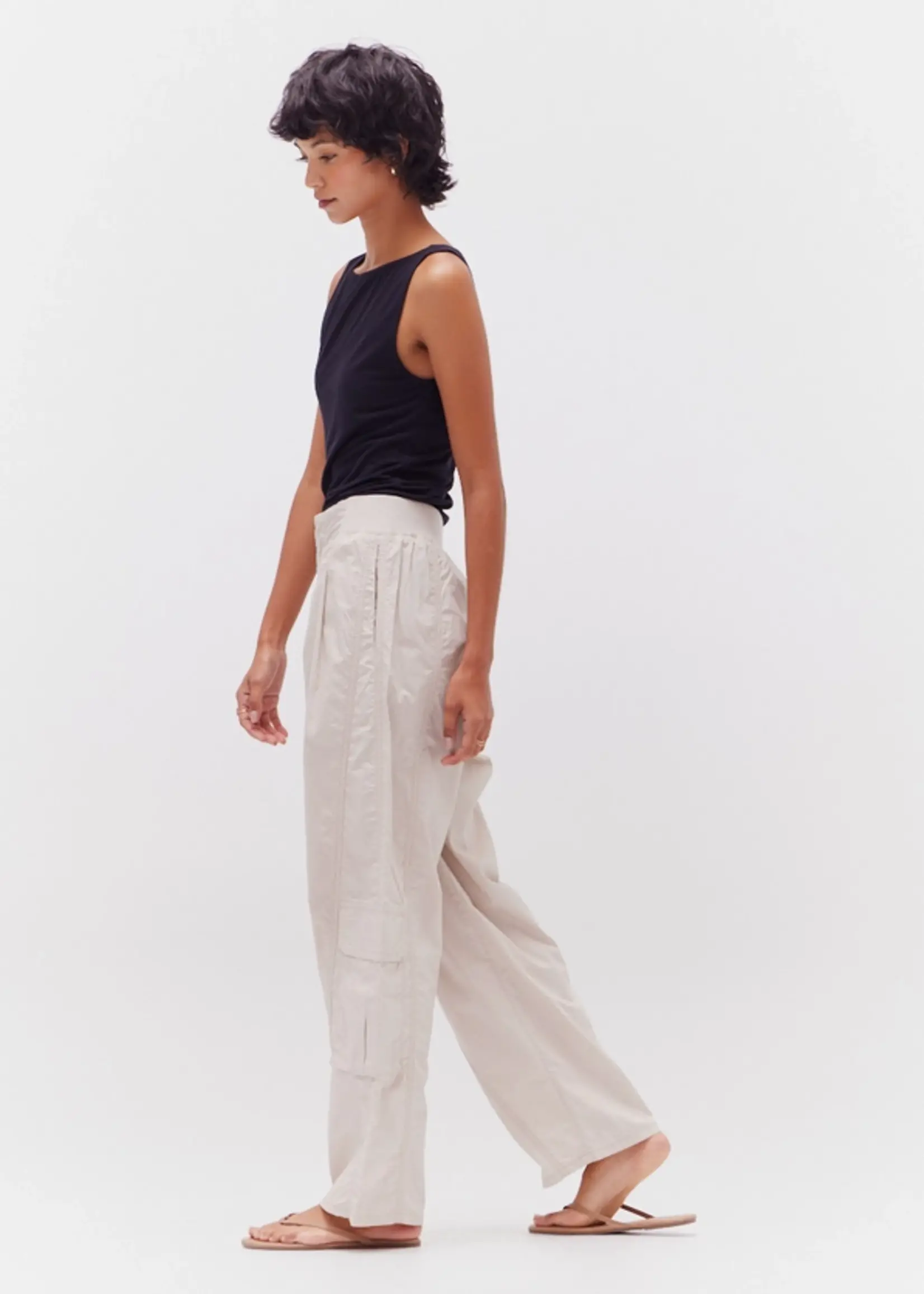Grade & Gather Poplin Cargo Pants