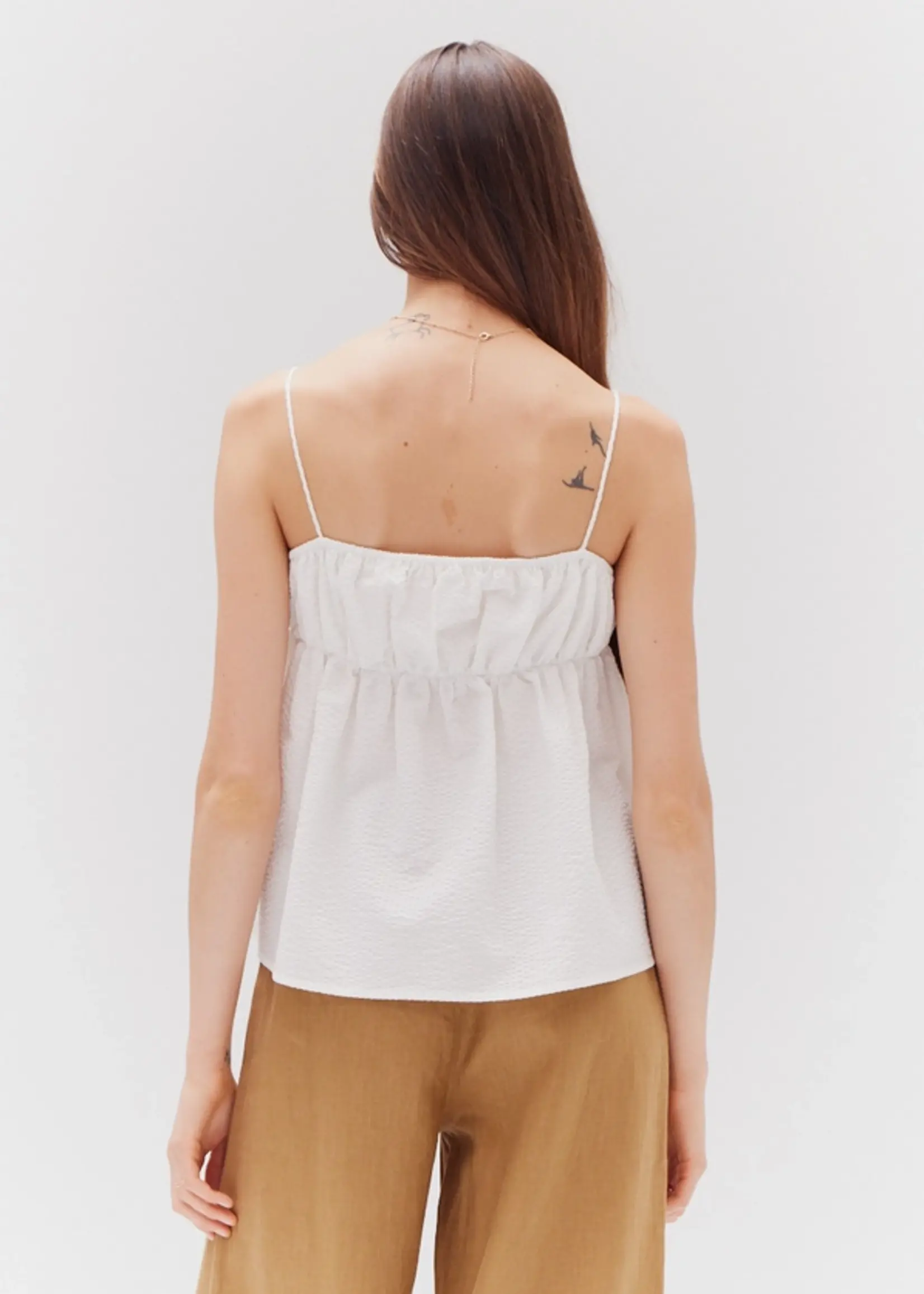 Grade & Gather Seesucker Cami Top