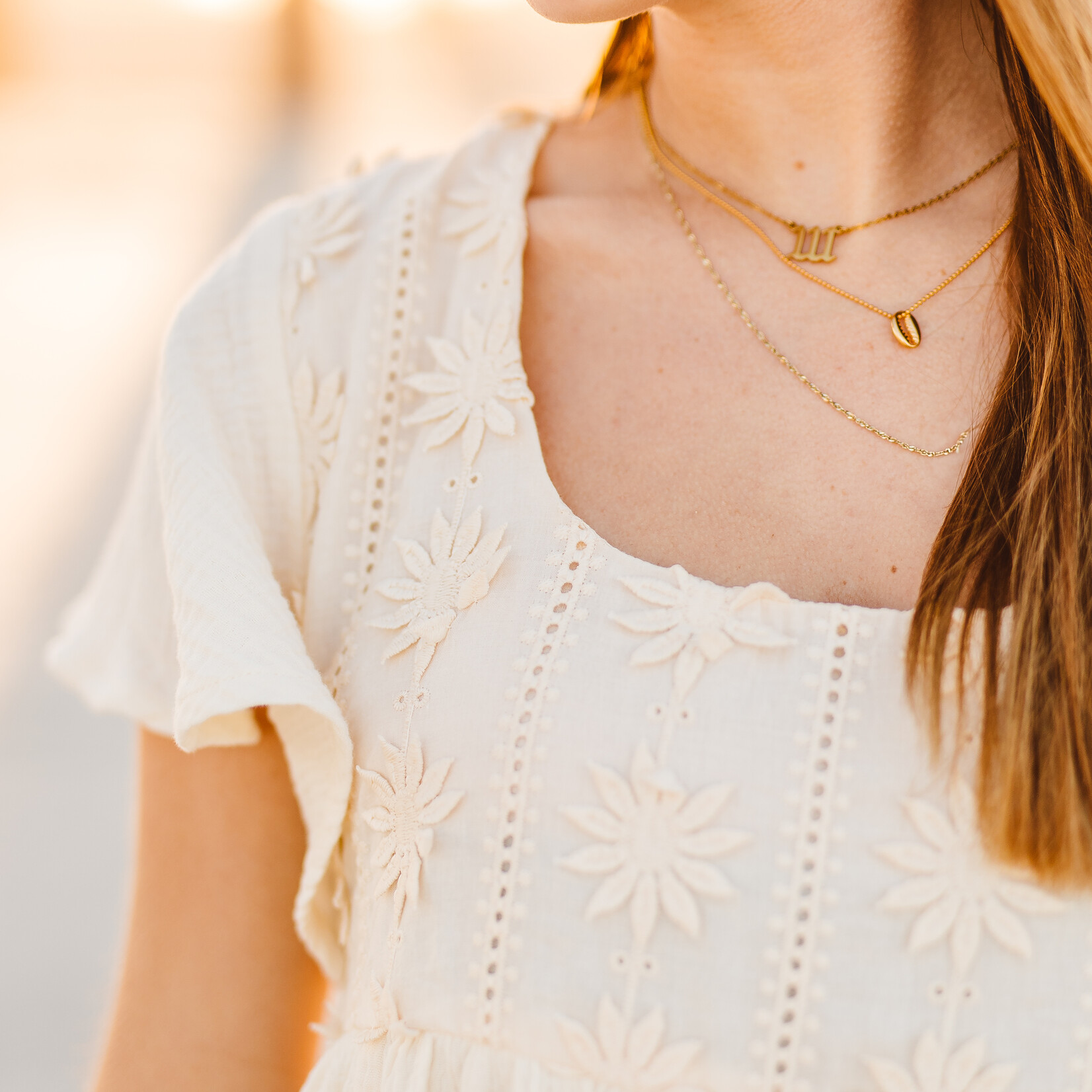 Alco Gold Angel Number Necklace