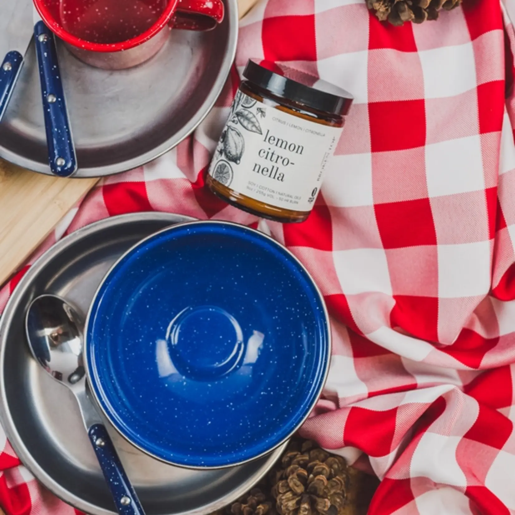 Broken Top Lemon Citronella Bug Repellent Soy Candle 9 oz