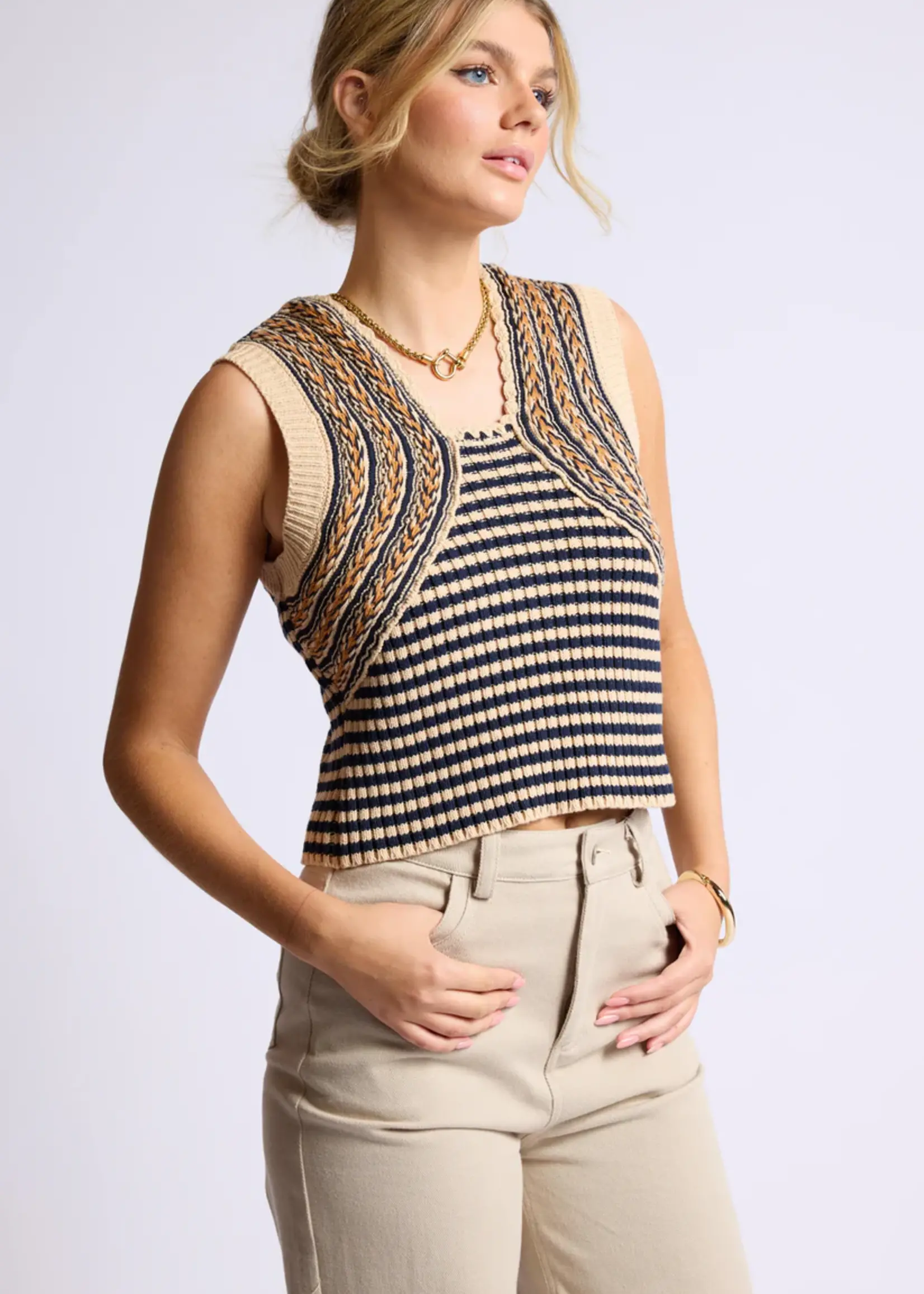 Sage The Label Mona Sweater Tank
