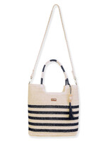 Sun N Sand Paper Crochet Shoulder Tote