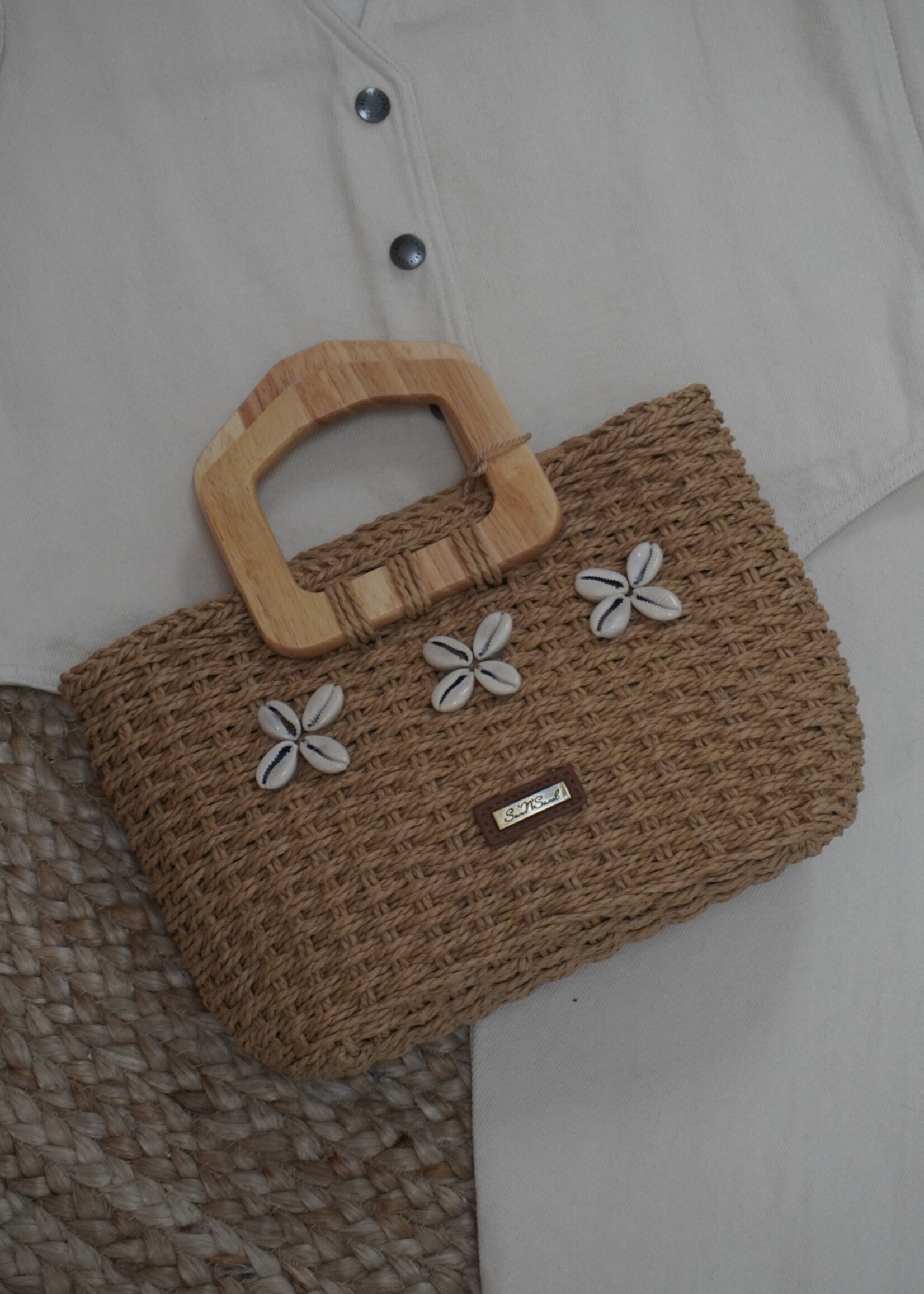 Sun N Sand Paper Straw Medium Tote