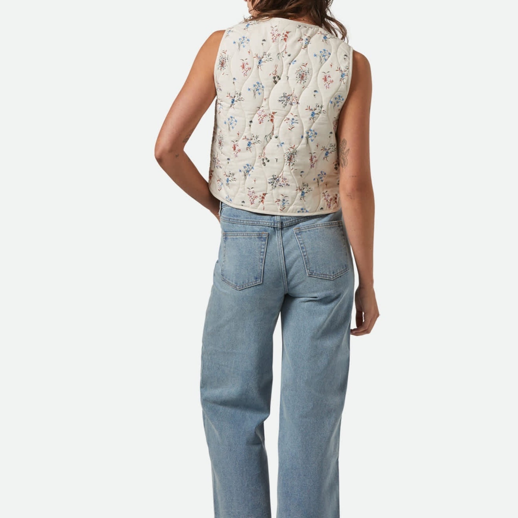 Brixton Field Floral Quilted Vest