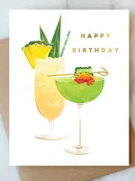 Island Cocktail Birthday Card